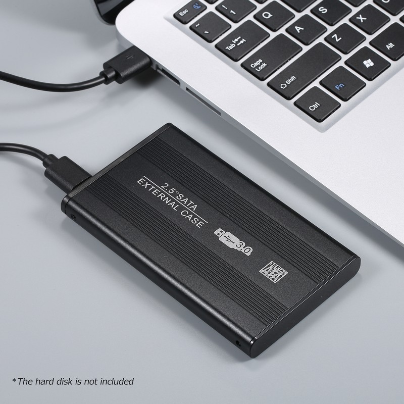 USB 3.0 HDD SSD SATA External Portable Superspeed Aluminum 2.5"