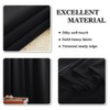 PONY DANCE Blackout Thermal Insulated Curtain for Bedroom, 34 x