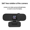 USB Computer Web Camera with Cover Autofocus 4K Plug and