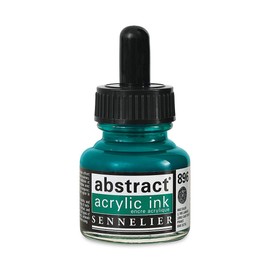 Sennelier Abstract Acrylic Ink - Phthalo Green, 1 oz