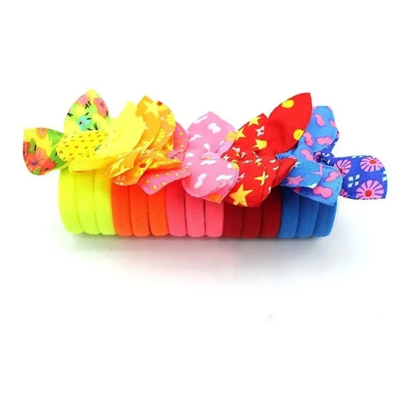 Mini Liga Dona Para Peinar El Cabello Decorativo Niña 100pzs