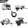 MECMO 4 Way Trailer End Connector Wire 10 Feet with