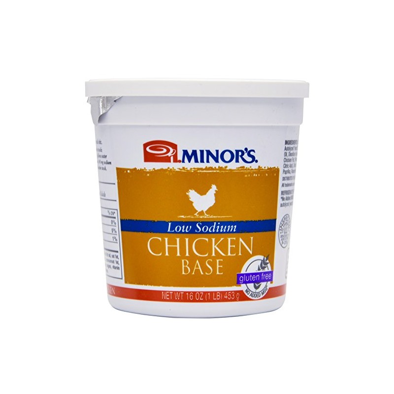 Minor's Chicken Base, Low Sodium, 16 Ounce
