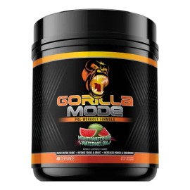 Gorilla Mode Pre Workout Formula Pre Entreno 40 Servs Sabor Sandía                                                                                    