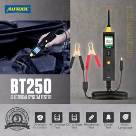 AUTOOL 12V 24V Car Auto Electrical Power Circuit Tester Probe Diagnostic Test Light