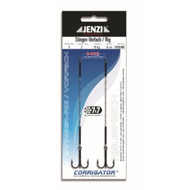 2 Stinger Leader Rig 7x7 Fear Hook Size 6, 9kg, 10 cm