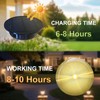Upgraded 2 Pack Solar Light Replacement Top, 3.7 inch/ 94mm