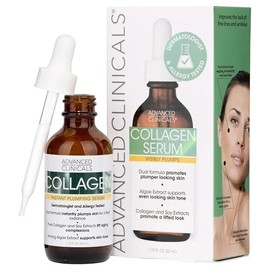 ADVANCED CLINICALS SUERO FACIAL CON COLAGENO RELLENO INSTANTANEO CON SOYA Y EXTRACTOS DE ALGA 52ML