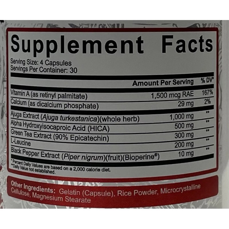 5% Nutrition BIGGER BY THE DAY 120 capsules - MUSCLE