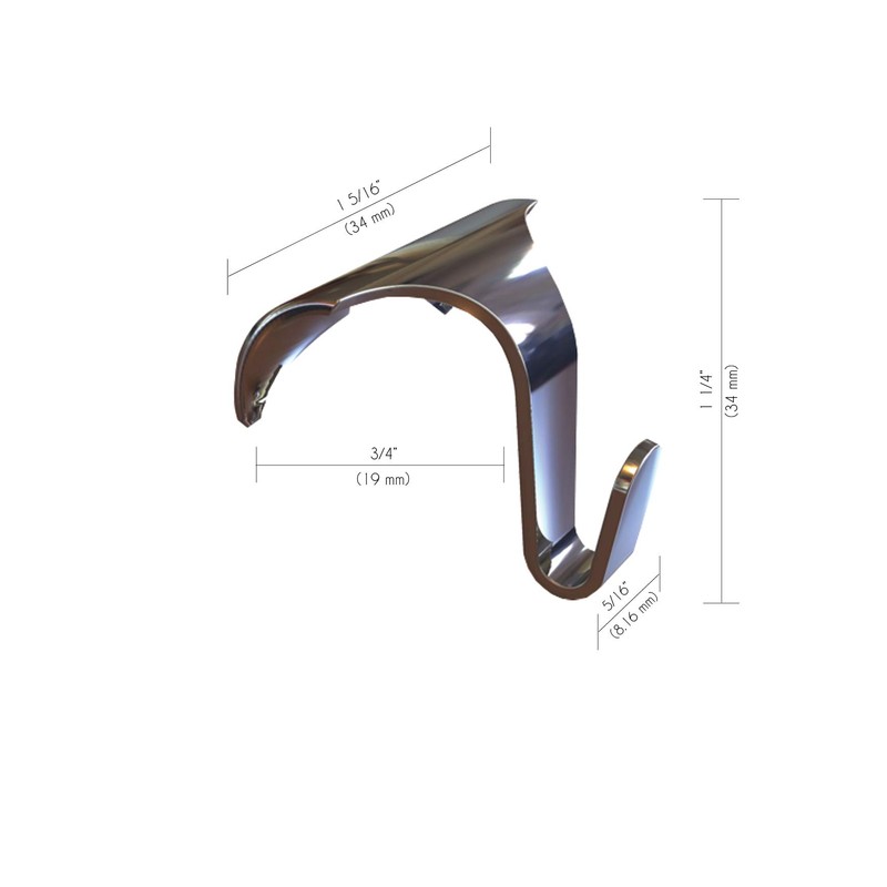 Multipack Shades Molding Hooks for Picture Rails Holds 45lb Each