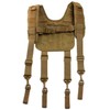 MELOTOUGH Tactical Outdoor H-Harness Duty Belt Suspenders (Khaki) -Tactical Duty