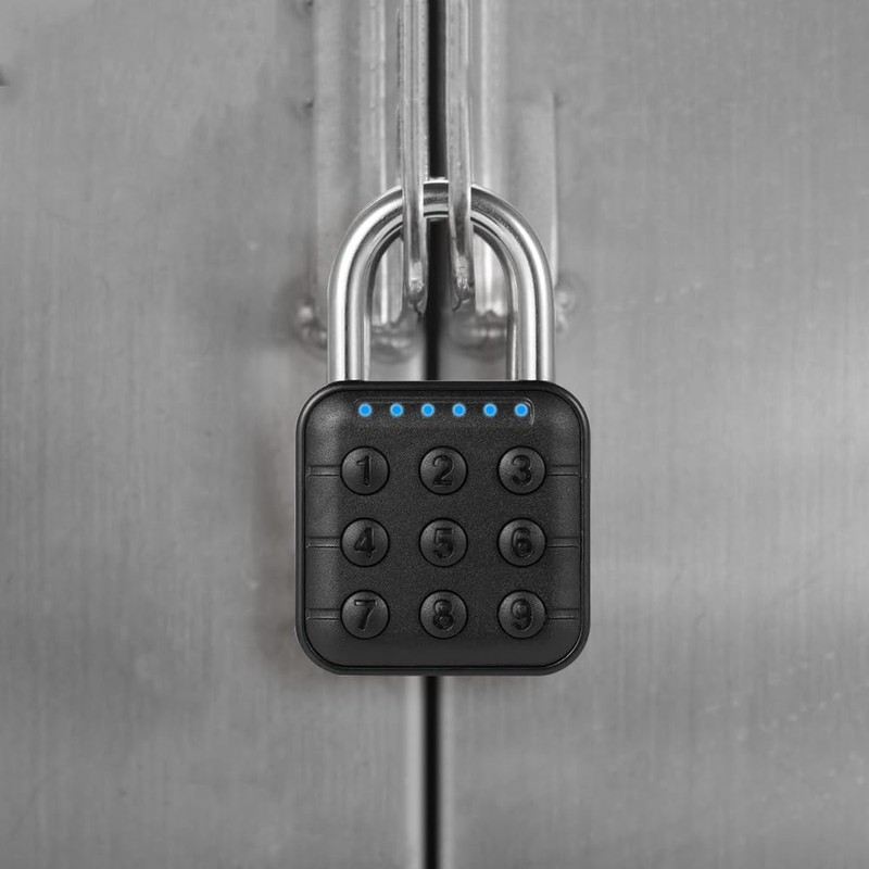 mizikuu Electronic Combination Lock, 6 Digit Smart Lock Weatherproof Locker