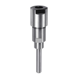 sourcing map Router Collet Extension Rod Converter Adapter 6.35mm to 6.35mm for CNC Engraving Machine Woodworking Milling Bit