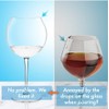 Floating Wine Glasses for Pool with Cup Lids | Set