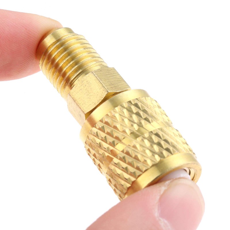 R410A Straight Swivel Adapter, R410A Mini Split Adapter 1/4‘’ SAE