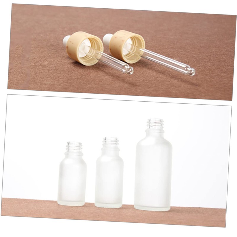 Baluue 1set Subpackaging Bottle Dropper Bottle Lab Sample Storage Jars