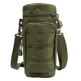 TsunNee Taktisch Flaschenhalter, Molle Wasserflaschenhalter, Militär Trinkflasche Beutel, Bottel Carrier, für Wandern Radfahren Laufen Camping (Armeegrün)