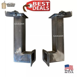 LavaLock® UDS 2" Shorty Upright intake kit for Ugly Drum Smoker Parts Fits 55 gal Square