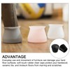 METALLIXITY Chair Leg Cap 16mm Inner Diameter 4pcs Round Rubber