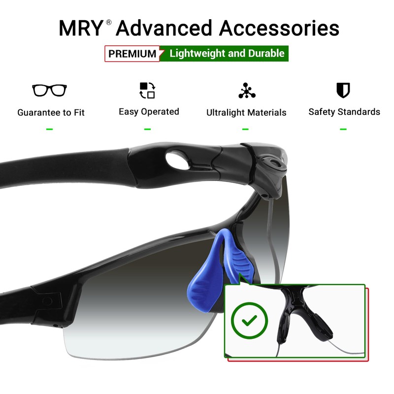 Mryok Replacement Nosepiece Nosepad for Oakley Radar Path EV RadarLock