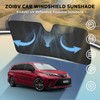 ZOIBV Windshield Sun Shade for 2021-2025 Toyota Sienna L LE