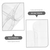 Baluue Bathroom Organizers and Storage Cotton Pad Dispenser Small Jars