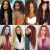 3 Packs 28 Inch Brazilian Braids Deep Wave Crochet Hair