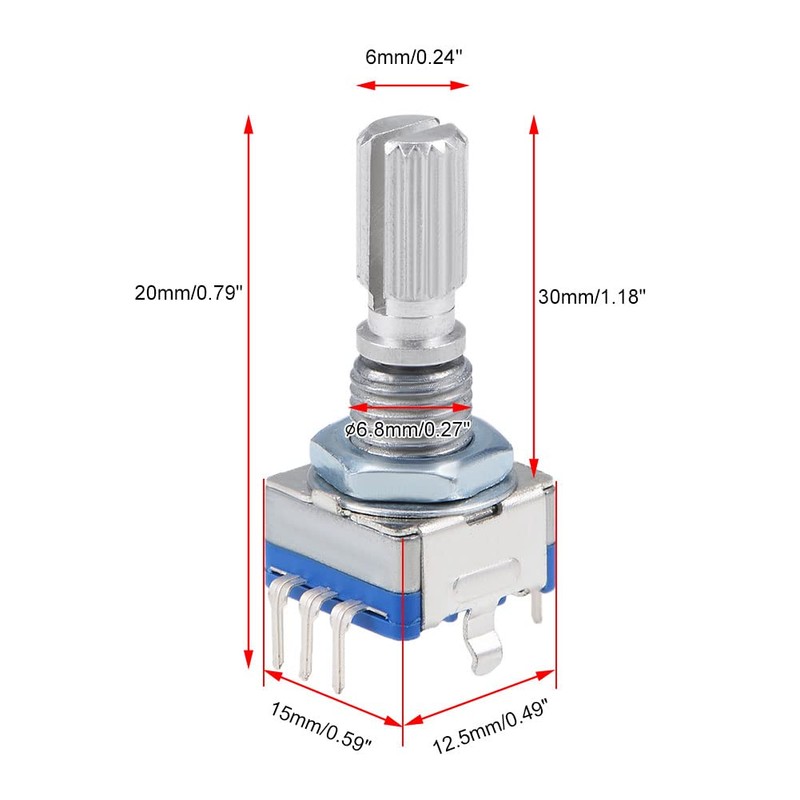 Rotary Encoder, Rotary Angle Encoder, 360 Degree Rotary Encoder, EC11