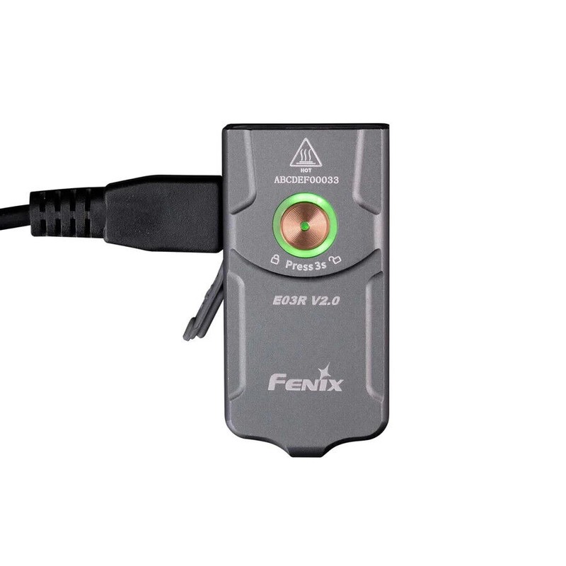FENIX E03R V2.0 KEYCHAIN FLASHLIGHT- Nebula