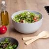Gravidus Salad Bowl Set with Lid & Bamboo Cutlery, 23.5