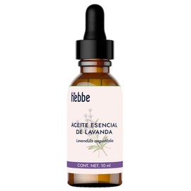 Hebbe - Aceite Esencial de Lavanda 100% Puro, Relajante y Cicatrizante para Aromaterapia y Cosmética, 10 ml