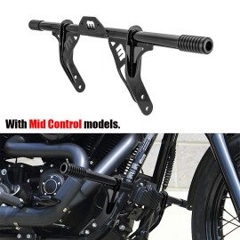 21ST Highway Peg Engine Guard Crash Bar For 2006-2017 Harley Dyna With Mid Controls