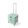 Large Foldable Shopping Cart & Utility Hand Cart Mint
