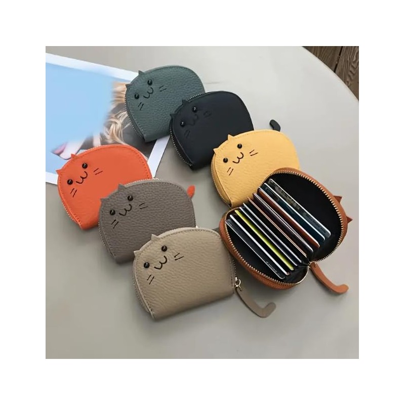 THREE RABBITS Coin Purse, Coin Purse, Embroidery, Cats, Cute, Large