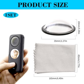 suuosl Rotating Lens Guards Compatible with Insta 360 X4 Action Camera Protective Cover Frame - Lens Caps Waterproof Anti-Scratch, Removable Len Protector for Insta X4 Standard, 2 Pieces