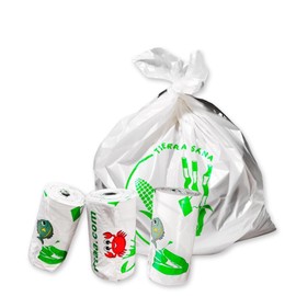 La Cigüeña Bolsas Biodegradables para Pañales, 6 Rollos con 90 Bolsas, Diseño portátil