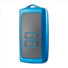 MEDZUK 5 colours: Compatible with Mitsubishi ASX 2023-2024 2025 car key case with key ring accessories (blue)