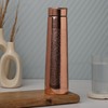 Copper Bottle Light House Shape, Etching Pattern, 900 Ml (30.43