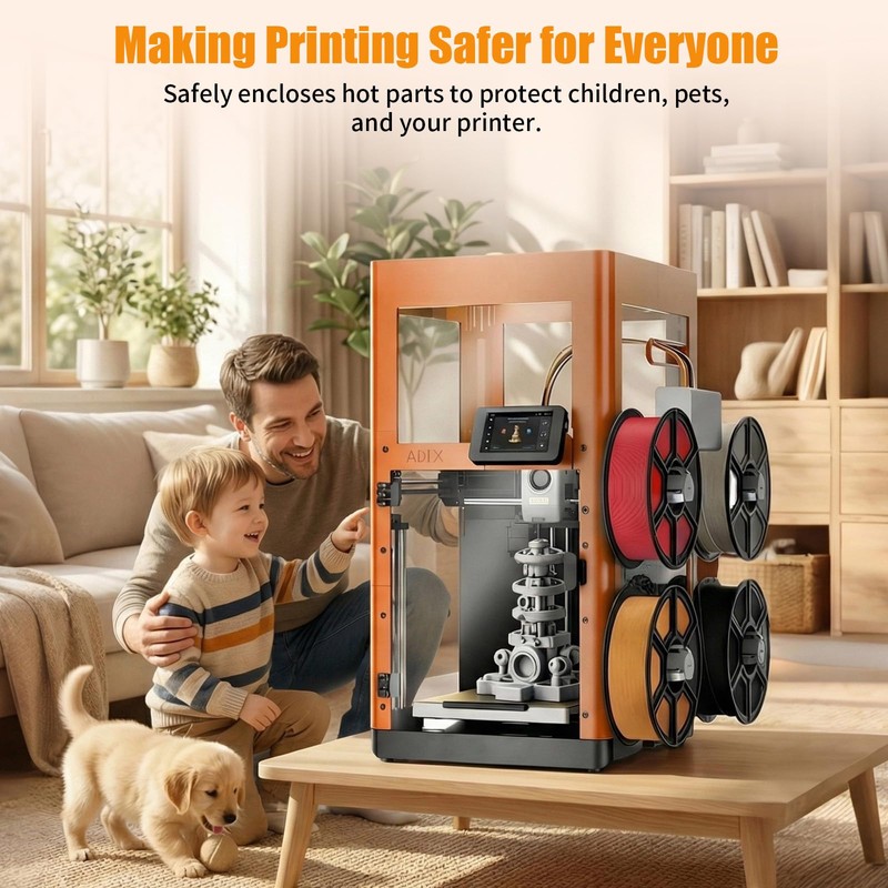 3D Printer Enclosure Kit, Noise & Odor Reduction, for Flashforge