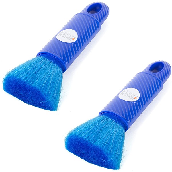 Kitchen + Home Compact Static Duster - 6.5" Inch Travel Duster with Carry Case - Electrostatic Duster attracts dust Like a Magnet! - 2 Pack