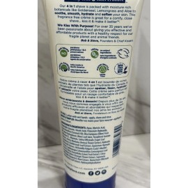 Kiss 4 Kiss My Face Moisture Shave 4-in-1 Fragrance Free 3.4 oz