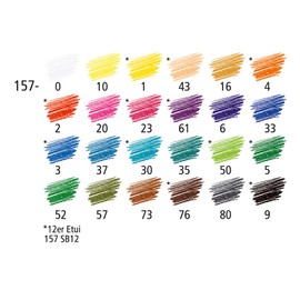 STAEDTLER Ergo Soft Colouring Pencils, Increased Breaking Strength, Triangular, Set of 12 Brilliant Colours, ABS System, Non-Slip Soft Surface, Suitable for Children According to DIN EN71, FSC Wood,