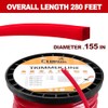Cluparis 5-Pound Heavy Duty Square Trimmer Line .155-inch-by-492-ft Commercial String