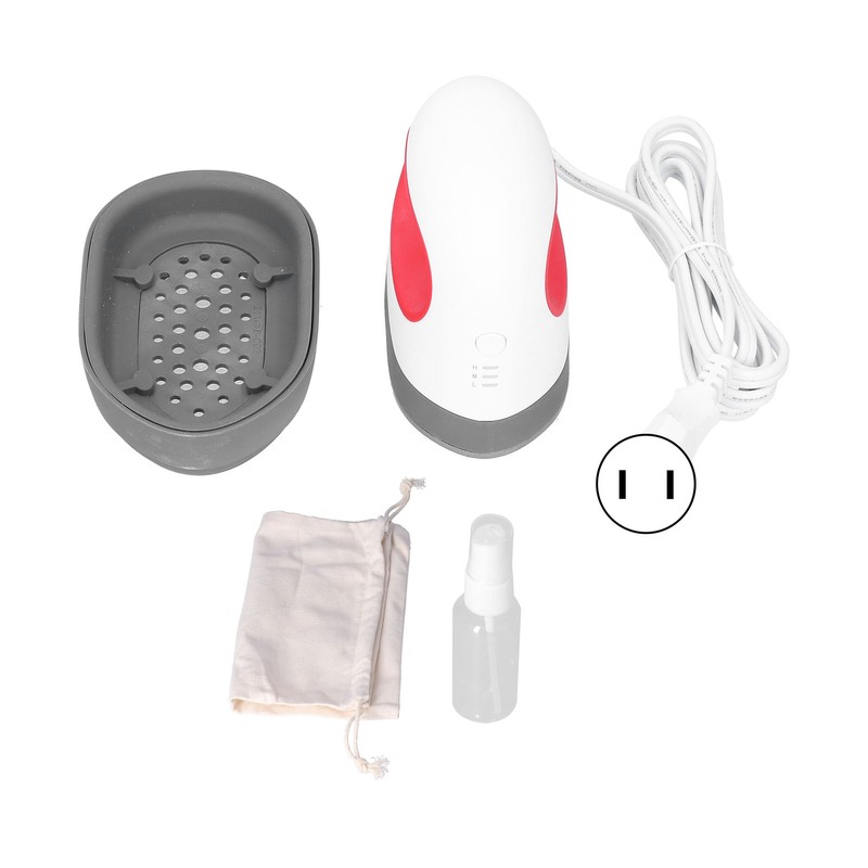 Ironing Machine Red Mini Portable Automatic Temperature Sensing Heat Press