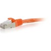 UD_C2G 25ft Cat6 Snagless Shielded (STP) Network Patch Cable - Orange