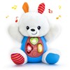 Kiddolab Bouncy Bunny Plush Toy - Musical Stuffed Animals with