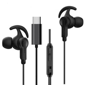 Type C Earphones, Type C Earphones, Wired HIFI Sound Quality, Volume Adjustment, Deep Bass, Noise Reduction, Microphone Calls, Clear Calls, Stereo Earphones, Compatible with Type C Interface AQUOS,