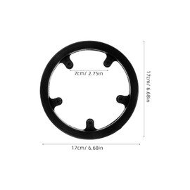 Milisten Crankshaft Guard The Chain Bike Sprocket Guard Mountain Bike Chainring Protector Bike Chain Guard Bike Chain Interface Guards Bike Chainring Guard Chainring Sprocket Plastic Black