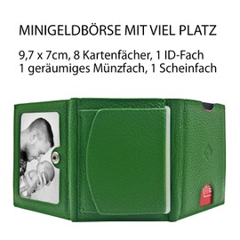 FreeHaveFun Women's Mini Purse, Green, Modern