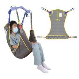 EZ Assistive Universal Full Body Patient Lift Sling for Patient Lift or Transfer, Lift Sling with Mesh Fabric Suitable for Bedridden,Elderly or Disabled to Bathing (Medium (Pack of 1))